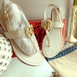 Tory Burch T Strap Sandals